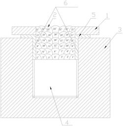 球磨機人孔本體上斷螺桿取出的焊接結構