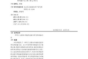 用于去除水中釩的過(guò)濾介質(zhì)及其制備方法