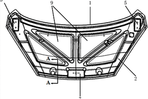 汽車(chē)發(fā)動(dòng)機罩組件