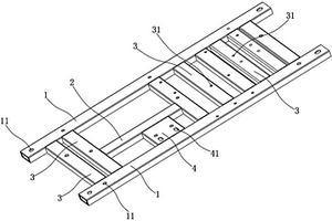 輕型純電動(dòng)客車(chē)發(fā)動(dòng)機艙第一平臺