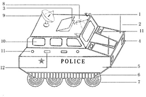 軍、警兩用偵測、監視車(chē)