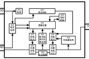 內置MOS帶涓流充電的芯片及其電路