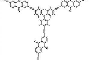 芳基硼-蒽醌基共軛聚合物及其制備方法和應用