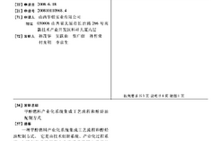 甲醇燃料產(chǎn)業(yè)化系統集成工藝流程和醇烴油配制方式