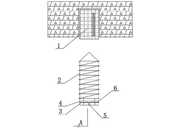 礦山測量用導線點裝置
