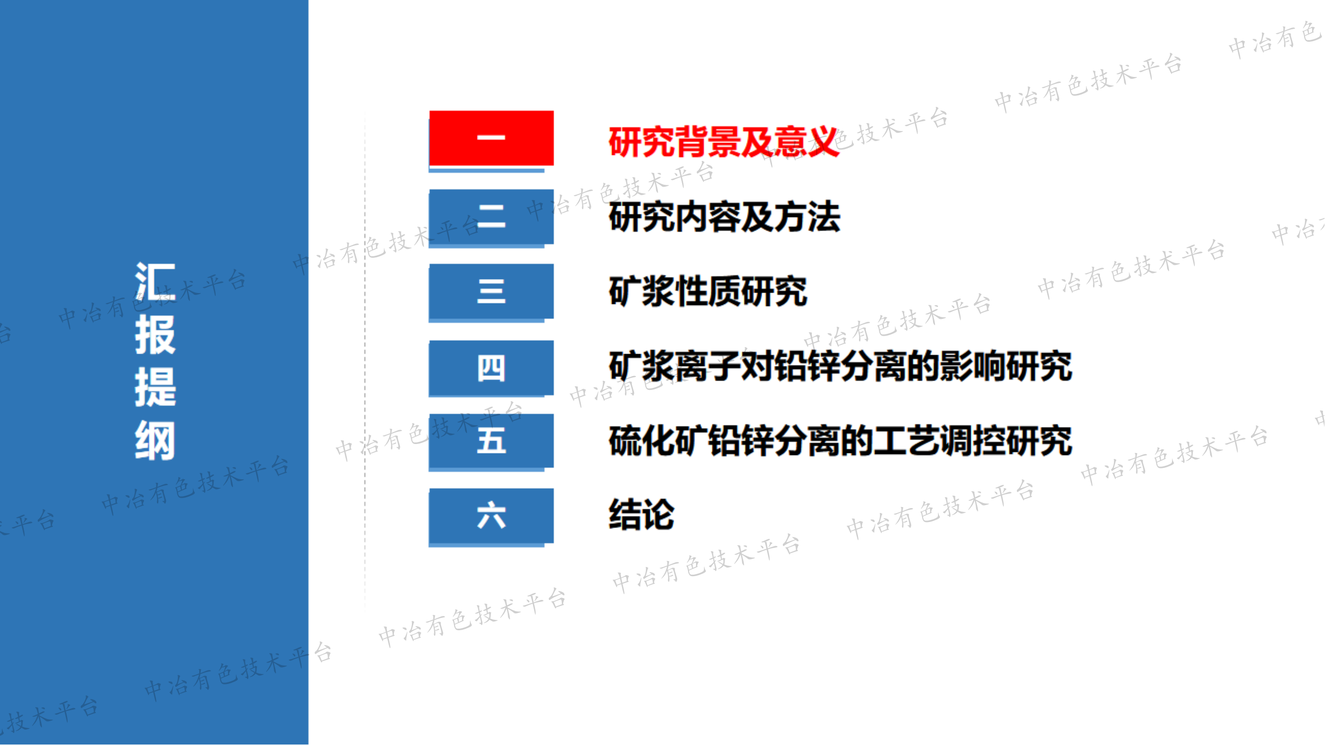 循環(huán)用水水質(zhì)對鉛鋅分離的影響及調控