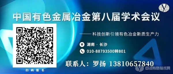 中國有色金屬冶金第八屆學(xué)術(shù)會(huì )議