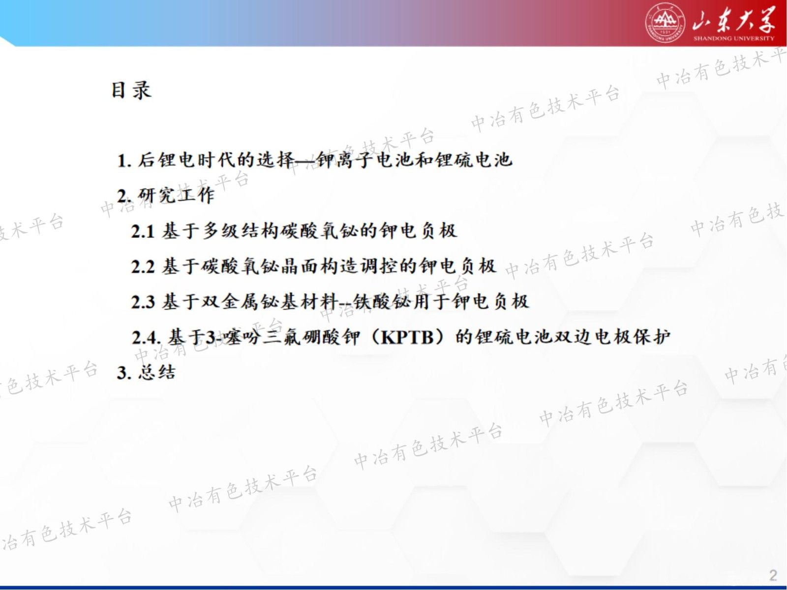 堿金屬離子二次電池電極材料的結構設計及界面優(yōu)化