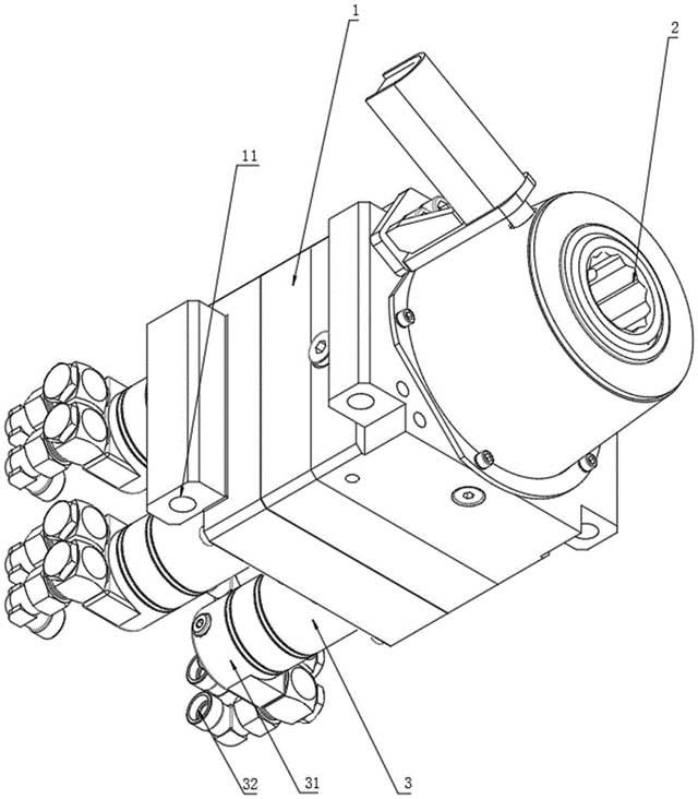 鉆車(chē)用回轉鉆進(jìn)機構