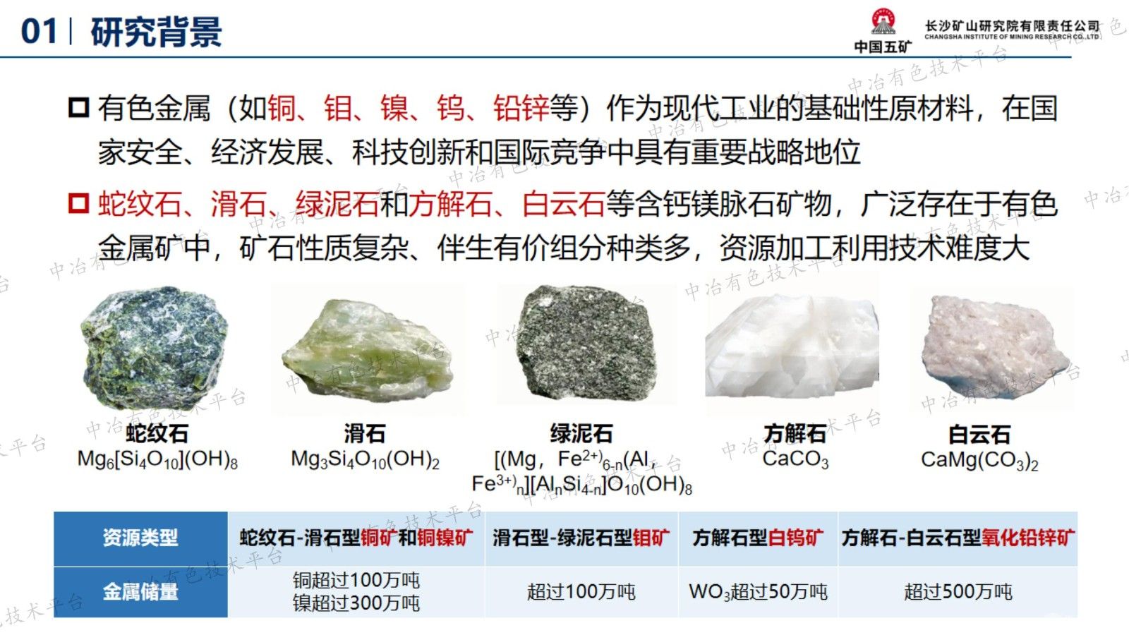 含鈣鎂脈石礦物的有色金屬礦選礦藥劑 發(fā)展及應用
